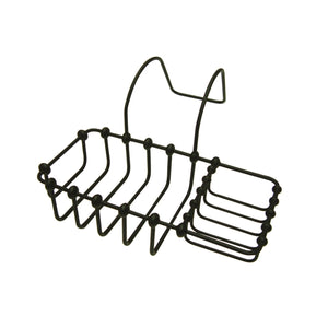 Vintage CC2165 8-3/8 Inch Clawfoot Tub Hanging Soap and Sponge Holder, Oil Rubbed Bronze