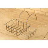Vintage CC2168 8-3/8 Inch Clawfoot Tub Hanging Soap and Sponge Holder, Brushed Nickel