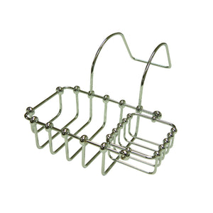 Vintage CC2171 7-Inch Clawfoot Tub Hanging Soap and Sponge Holder, Polished Chrome