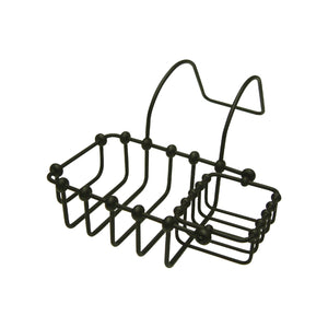 Vintage CC2175 7-Inch Clawfoot Tub Hanging Soap and Sponge Holder, Oil Rubbed Bronze