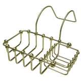 Vintage CC2178 7-Inch Clawfoot Tub Hanging Soap and Sponge Holder, Brushed Nickel