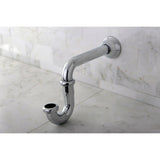 Vintage CC2181 1-1/4 Inch Decor P-Trap, 18 Gauge, Polished Chrome