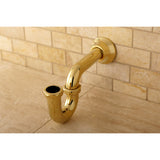 Vintage CC2182 1-1/4 Inch Decor P-Trap, 18 Gauge, Polished Brass