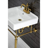 Vintage CC2187 1-1/4 Inch Decor P-Trap, 18 Gauge, Brushed Brass