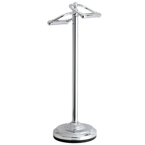 Vintage CC2201 Freestanding Double Roll Toilet Paper Holder, Polished Chrome
