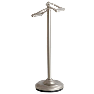 Vintage CC2208 Freestanding Double Roll Toilet Paper Holder, Brushed Nickel