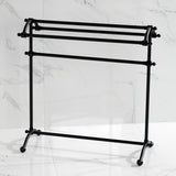 Vintage CC2290 Freestanding Towel Rack, Matte Black