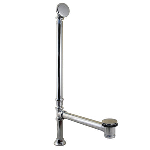 Vintage CC2711 Swivel Ball Toe Touch Tub Waste and Overflow, Polished Chrome