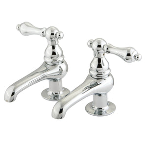 Vintage CC2L1 Two-Handle Deck Mount Basin Tap Faucet, Polished Chrome