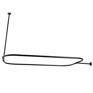 Vintage CC3155 44.5-Inch Rectangular Shower Curtain Rod, 18 Gauge, Oil Rubbed Bronze