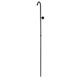 Vintage CC3160 62-Inch Shower Riser with Wall Support, Matte Black