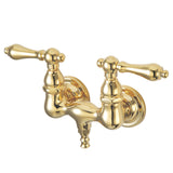 Vintage CC31T2 Two-Handle 2-Hole Tub Wall Mount Tub Faucet, Polished Brass