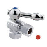 Vintage CC33101KL 3/8-Inch FIP x 3/8-Inch OD Comp Quarter-Turn Angle Stop Valve, Polished Chrome