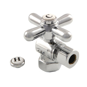 Vintage CC33101X 3/8-Inch FIP x 3/8-Inch OD Comp Quarter-Turn Angle Stop Valve, Polished Chrome