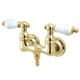 Vintage CC33T2 Two-Handle 2-Hole Tub Wall Mount Tub Faucet, Polished Brass