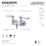 Vintage CC33T8 Two-Handle 2-Hole Tub Wall Mount Tub Faucet, Brushed Nickel