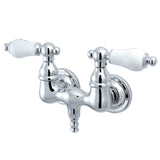 Vintage CC34T1 Two-Handle 2-Hole Tub Wall Mount Tub Faucet, Polished Chrome