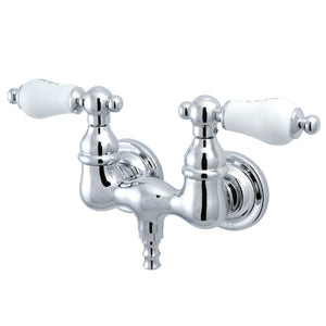Vintage CC34T1 Two-Handle 2-Hole Tub Wall Mount Tub Faucet, Polished Chrome