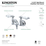 Vintage CC36T1 Two-Handle 2-Hole Tub Wall Mount Tub Faucet, Polished Chrome
