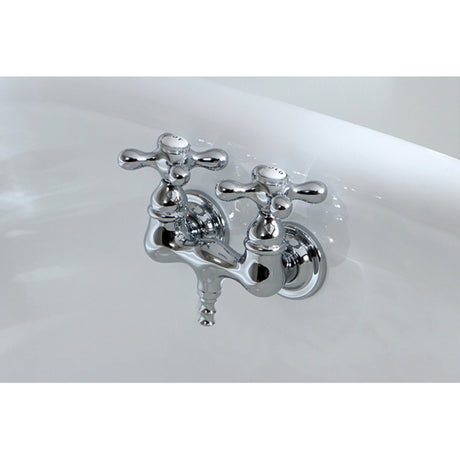 Vintage CC38T1 Two-Handle 2-Hole Tub Wall Mount Tub Faucet, Polished Chrome