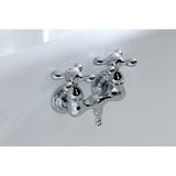 Vintage CC38T1 Two-Handle 2-Hole Tub Wall Mount Tub Faucet, Polished Chrome