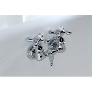 Vintage CC38T1 Two-Handle 2-Hole Tub Wall Mount Tub Faucet, Polished Chrome