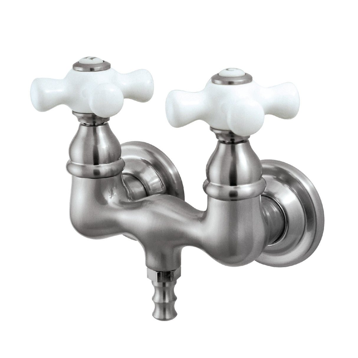 Vintage CC39T8 Two-Handle 2-Hole Tub Wall Mount Tub Faucet, Brushed Nickel