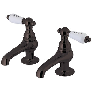 Vintage CC3L5 Two-Handle Deck Mount Basin Tap Faucet, Oil Rubbed Bronze
