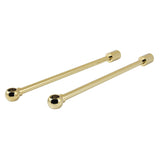 CC412 Tub Supply Line Wall Support for CC46x, CC47x, CC48x, Polished Brass
