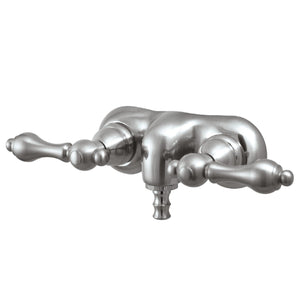 Vintage CC41T8 Two-Handle 2-Hole Tub Wall Mount Clawfoot Tub Faucet, Brushed Nickel