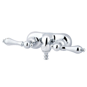 Vintage CC42T1 Two-Handle 2-Hole Tub Wall Mount Clawfoot Tub Faucet, Polished Chrome
