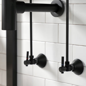 Trimscape CC43100DLLKB30 Contemporary Plumbing Sink Trim Kit with Bottle Trap, Matte Black