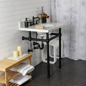 Trimscape CC43100LKB30 Traditional Plumbing Sink Trim Kit with P-Trap, Matte Black