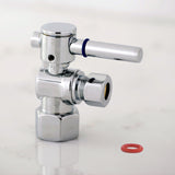 Concord CC43101DL 1/2-Inch FIP x 3/8-Inch OD Comp Quarter-Turn Angle Stop Valve, Polished Chrome