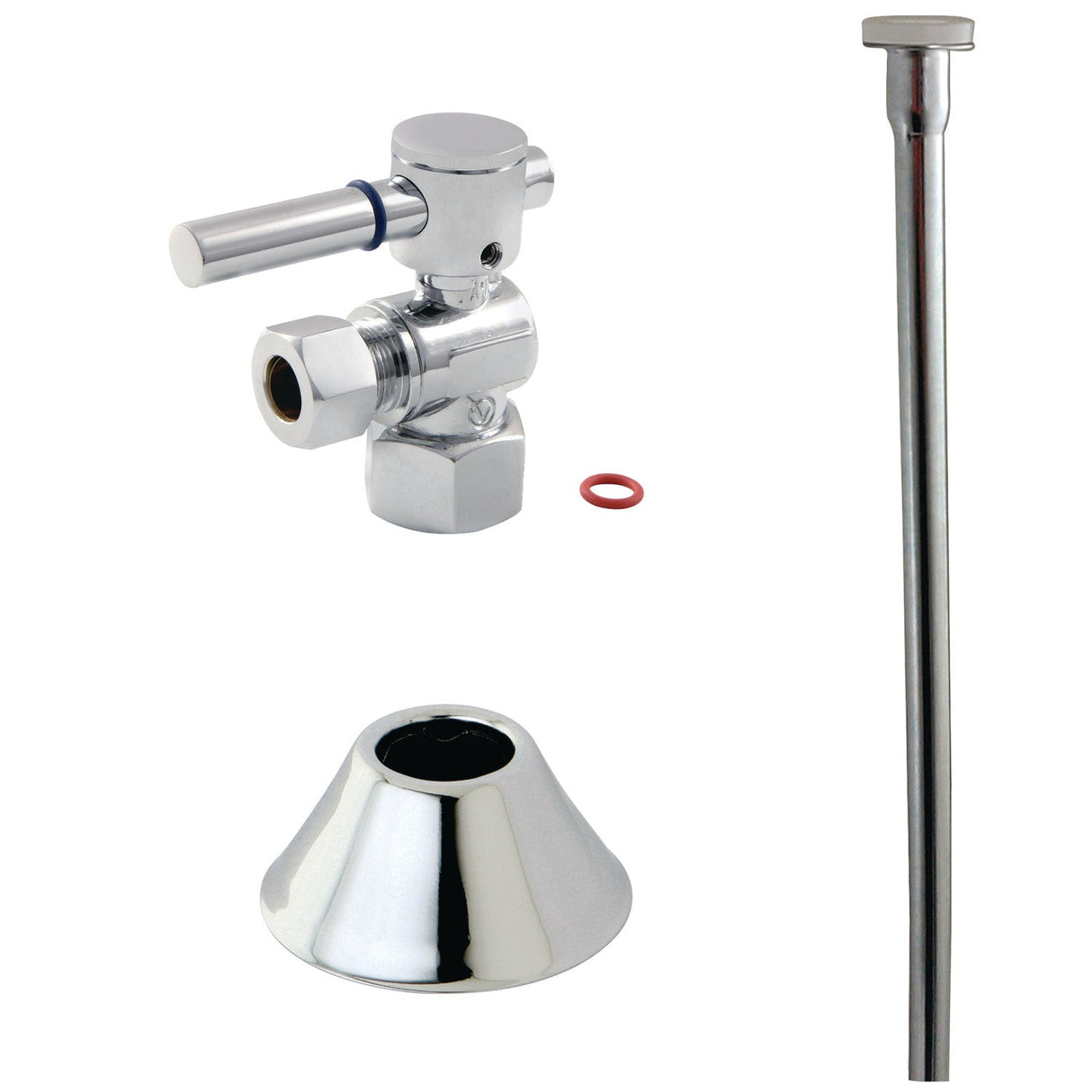 Trimscape CC43101DLTKF20 Contemporary Plumbing Toilet Trim Kit, Polished Chrome