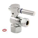 Concord CC43101DL 1/2-Inch FIP x 3/8-Inch OD Comp Quarter-Turn Angle Stop Valve, Polished Chrome