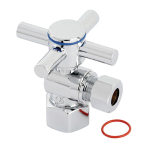 Concord CC43101DX 1/2-Inch FIP x 3/8-Inch OD Comp Quarter-Turn Angle Stop Valve, Polished Chrome