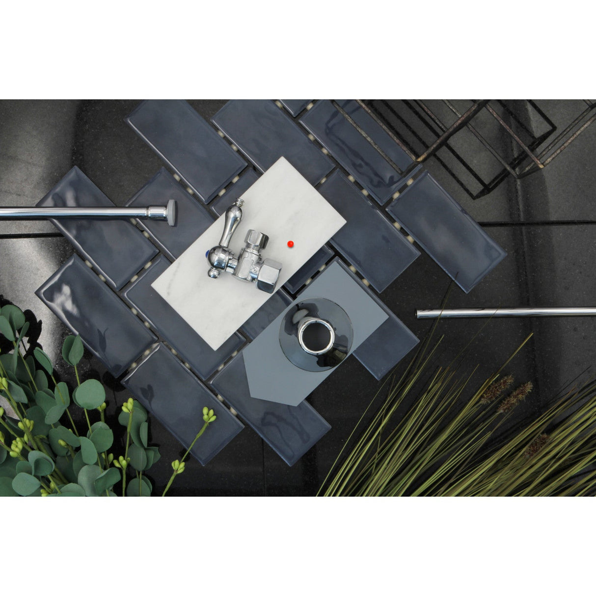 Trimscape CC43101TKF20 Traditional Plumbing Toilet Trim Kit, Polished Chrome