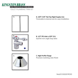 Trimscape CC43101TKF20 Traditional Plumbing Toilet Trim Kit, Polished Chrome