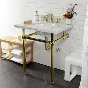 Trimscape CC43102LKB30 Traditional Plumbing Sink Trim Kit with P-Trap, Polished Brass