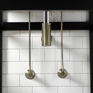 Trimscape CC43103DLLKB30 Contemporary Plumbing Sink Trim Kit with Bottle Trap, Antique Brass