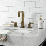 Trimscape CC43103DLLKB30 Contemporary Plumbing Sink Trim Kit with Bottle Trap, Antique Brass
