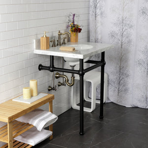 Trimscape CC43103LKB30 Traditional Plumbing Sink Trim Kit with P-Trap, Antique Brass