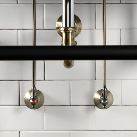 Trimscape CC43103VKB30 Traditional Plumbing Sink Trim Kit with P-Trap and Drain, Antique Brass