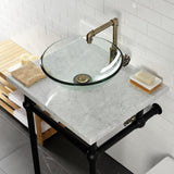 Trimscape CC43103VKB30 Traditional Plumbing Sink Trim Kit with P-Trap and Drain, Antique Brass