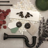 Trimscape CC43105LKB30 Traditional Plumbing Sink Trim Kit with P-Trap, Oil Rubbed Bronze