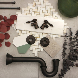 Trimscape CC43105LKB30 Traditional Plumbing Sink Trim Kit with P-Trap, Oil Rubbed Bronze