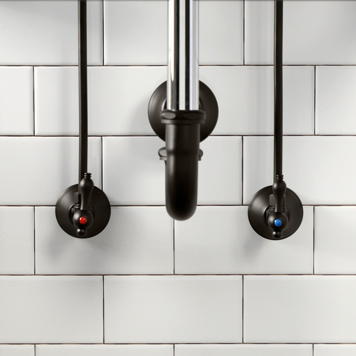 Trimscape CC43105LKB30 Traditional Plumbing Sink Trim Kit with P-Trap, Oil Rubbed Bronze