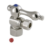 Vintage CC43106 1/2-Inch FIP x 3/8-Inch OD Comp Quarter-Turn Angle Stop Valve, Polished Nickel