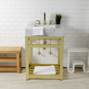 Trimscape CC43107DLLKB30 Contemporary Plumbing Sink Trim Kit with Bottle Trap, Brushed Brass